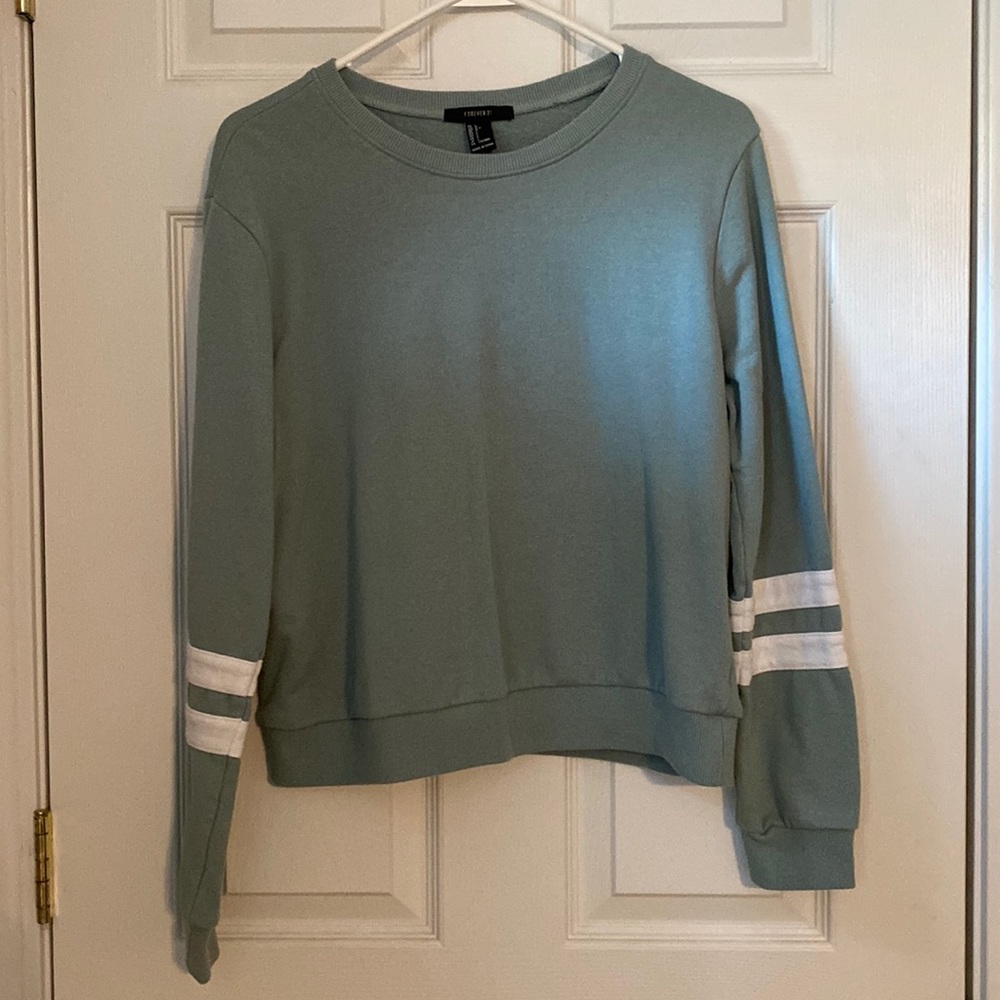 Large Seafoam Green Crew Neck
